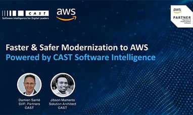 CAST for Faster Migration & Modernization to AWS