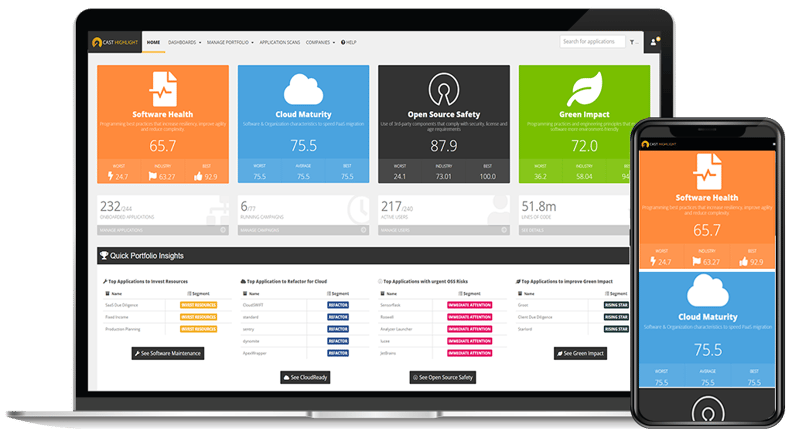 Rapid insights across your entire portfolio